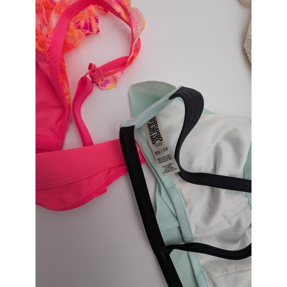 Vintage Swim & Sports Bra Lot 5 Tops VS Pink Ralph Lauren Express Mixed ~ 32-34C - Picture 6 of 8